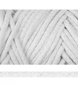 Шнур круглый х/б 08мм с наполнителем цв.белый уп.50м арт. МГ-116778-1-МГ0959343