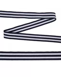 Тесьма TBY тканая Рубчик неэластичная Лампас NET7120 шир.20мм уп,45,7м арт. МГ-117396-1-МГ0975697