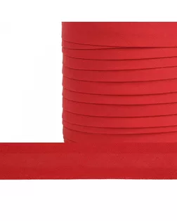 Косая бейка хлопок TBY шир.20мм цв.F162 красный уп.132 м арт. МГ-124477-1-МГ0984567