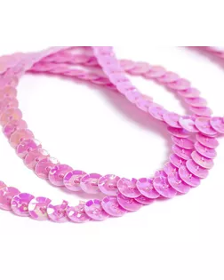 Пайетки на нитях ш.0,6см Cream Colour цв.0089 амарантовый розовый (73.12м) арт. МГ-2835-1-МГ0214743