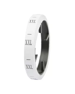 Лента размерники полиэстер, 10х25мм ТВ, р.XXL (300 шт.) арт. МГ-7971-1-МГ0602077