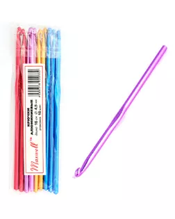 Крючки для вязания алюминиевые Maxwell Colors 4,5мм арт. МГ-14737-1-МГ0155162