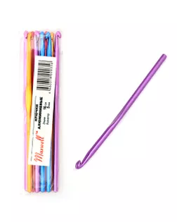 Крючки для вязания алюминиевые Maxwell Colors 5,0мм арт. МГ-14738-1-МГ0155163