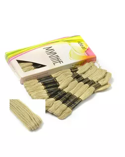 Нитки мулине IDEAL (100% хлопок) 24х8м цв.462 арт. МГ-30871-1-МГ0233089