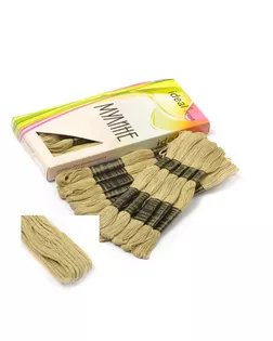 Нитки мулине IDEAL (100% хлопок) 24х8м цв.471 арт. МГ-30917-1-МГ0233214