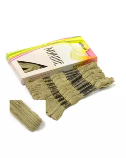 Нитки мулине IDEAL (100% хлопок) 24х8м цв.492 арт. МГ-30942-1-МГ0233270