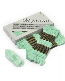 Нитки мулине IDEAL (100% хлопок) 24х8м цв.418 арт. МГ-31194-1-МГ0233945