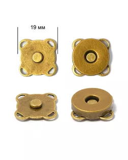 Кнопки магнитные пришивные MKK д.1,9см арт. МГ-40332-1-МГ0371355