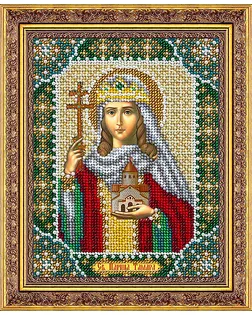 Набор для вышивания бисером ПАУТИНКА Святая царица Тамара 14х18 см арт. МГ-52362-1-МГ0633136