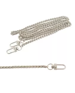 Цепочка для сумки с карабинами металл 107933 дл.120см арт. МГ-63955-1-МГ0716251