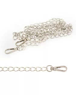 Цепочка для сумки с карабинами металл 107935 дл.120см арт. МГ-63957-1-МГ0716253