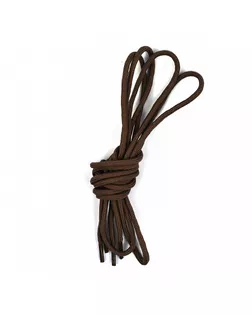 Шнурки круглые д.0,3см вощеные дл.70см (коричневый) (50 компл) арт. МГ-73513-1-МГ0645316