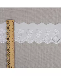 Шитье KRUZHEVO х/б ш.5,5см (001 белый) арт. МГ-80289-1-МГ0620072