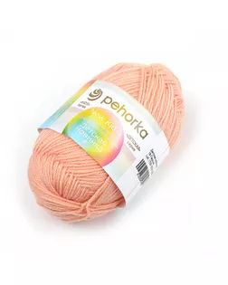 Пряжа для вязания ПЕХ "Детская Новинка" (100% акрил) 10х50г/200м цв.018 персик арт. МГ-88471-1-МГ0241265
