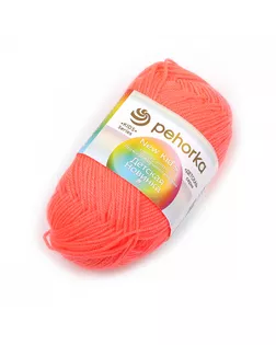 Пряжа для вязания ПЕХ "Детская Новинка" (100% акрил) 10х50г/200м цв.351 св.коралл арт. МГ-98892-1-МГ0861003
