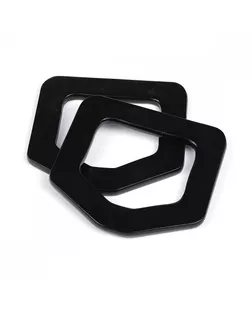 Ручка для сумки, дерево, разм 13х12 см, цв.черный, уп.2шт арт. МГ-110440-1-МГ0952000