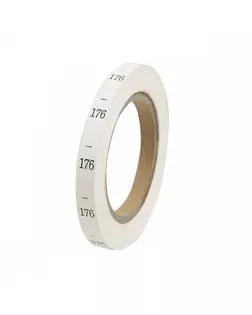 Размерники полиэстер 176 белый 10х25 мм ТВ в рул. 300 шт арт. МГ-110612-1-МГ0982222