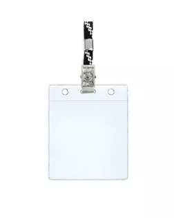 Держатель для бейджика с пружиной цв.никель+ клипса уп.50 шт арт. МГ-110766-1-МГ0985966