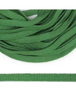 Шнур плоский х/б турецкое плетение ш.1,5см 50м (018 св.зеленый) арт. МГ-113166-1-МГ0961166