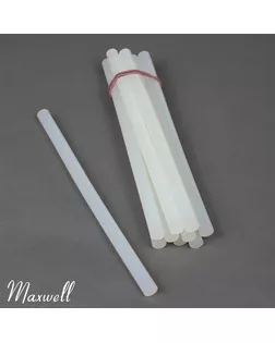 Клей для клеевого пистолета прозрачный Maxwell Glue d 11,2мм L 210мм уп.10шт арт. МГ-113187-1-МГ0990955