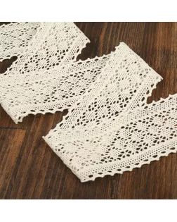 Тесьма вязаная KRUZHEVO 60мм TBY-3014.102 цв.F102 молочный уп.10м арт. МГ-113219-1-МГ0988217