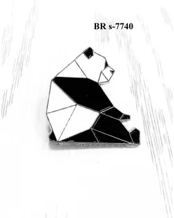 Броши BR s-7740 белый white арт. МБ-3662-1-МБ00000247354