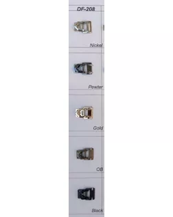 Крючки DF 208 золото gold арт. МБ-3405-1-МБ00000237246