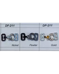 Крючки DF 211 золото gold арт. МБ-3402-1-МБ00000237235