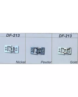 Крючки DF 213 серебро (никель) nickel арт. МБ-3398-2-МБ00000237224
