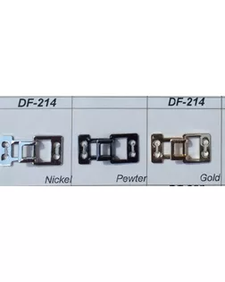 Крючки DF 214 золото gold арт. МБ-3400-1-МБ00000237229