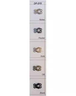 Крючки DF 215 олово (черный никель) pewter арт. МБ-3407-1-МБ00000237256