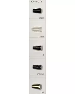 Стопора и аксессуары KP A-078 черный blk арт. МБ-3373-1-МБ00000134578