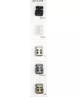 Стопора и аксессуары KP S-076 черный blk арт. МБ-3369-1-МБ00000134558