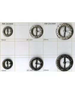 Италия RM ZA3966 олово (черный никель) cf+str., 20 мм арт. МБ-3798-2-МБ00000129199