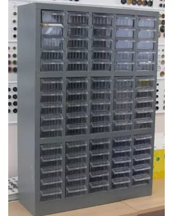 Стенды и шкафчики Шкаф NF 2515A (75 отд.) серый grey арт. МБ-3329-1-МБ00000085457