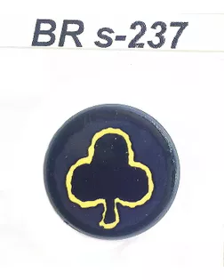 Броши BR s-237 черный black арт. МБ-841-1-МБ00000239234