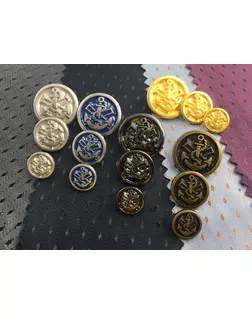 Пуговицы ME 606 серебро (никель) ds, 18L (11 мм) арт. МБ-1064-1-МБ00000241124