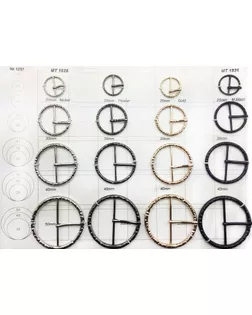 Пряжки MT 1826 серебро (никель) nickel, 20 мм арт. МБ-1112-1-МБ00000240916