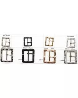 Пряжки DF b-802 серебро (никель) nickel, 20 мм арт. МБ-1114-1-МБ00000240972