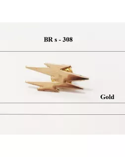 Броши BR s-308 золото gold арт. МБ-1148-1-МБ00000239236