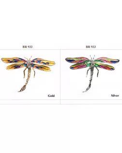 Броши BR 933 золото gold арт. МБ-1155-1-МБ00000241866