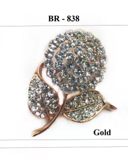 Броши BR 938 золото gold арт. МБ-1159-1-МБ00000241873