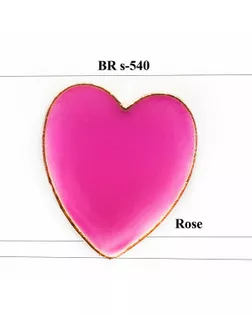 Броши BR s-540 розовый с золотом rose арт. МБ-1167-1-МБ00000241881