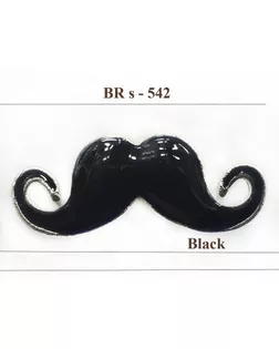 Броши BR s-542 черный с серебром black арт. МБ-1169-1-МБ00000241883