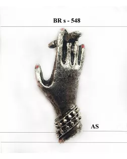 Броши BR s-548 серебро черненое as арт. МБ-1174-1-МБ00000241888