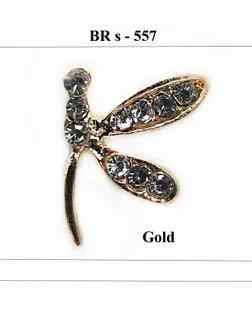 Броши BR s-557 золото gold арт. МБ-1179-1-МБ00000241893