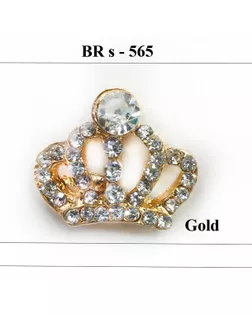 Броши BR s-565 золото gold арт. МБ-1186-1-МБ00000241900