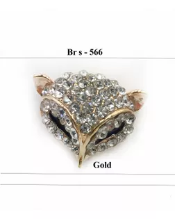 Броши BR s-566 золото gold арт. МБ-1187-1-МБ00000241901
