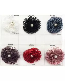 Броши MT 1906 белый 01-white арт. МБ-1235-1-МБ00000242583