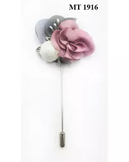 Броши MT 1916 розовый арт. МБ-1244-1-МБ00000242652